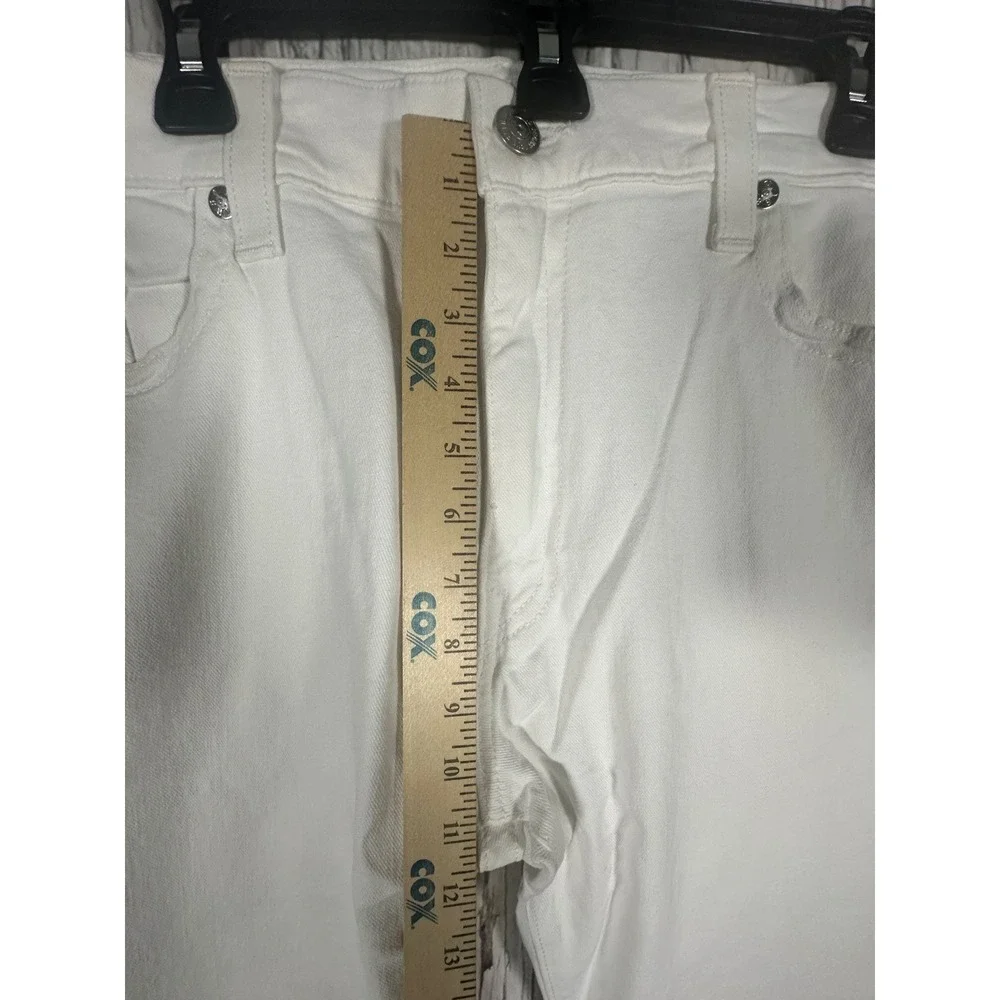 NWT True Religion Rocco Relaxed Skinny Jeans Mens 40x32‎ Optic White No Flap Y2K